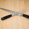Mercer Culinary M20003 Genesis 3.5-Inch Paring Knife,Black(Straight Fork 7-inch)