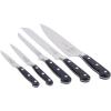 Mercer Culinary M23500 Renaissance 6-Piece Forged Knife Block Set, Tempered Glass Block(Renaissance Forged Knife Block Set)
