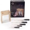 Mercer Culinary M23500 Renaissance 6-Piece Forged Knife Block Set, Tempered Glass Block(Renaissance Forged Knife Block Set)