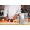 Mercer Culinary M23500 Renaissance 6-Piece Forged Knife Block Set, Tempered Glass Block(Tempered Glass Block)
