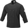 Mercer Culinary M60010BKM Millennia Men’s Cook Jacket with Traditional Buttons, Medium, Black(Black)