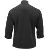 Mercer Culinary M60010BKM Millennia Men’s Cook Jacket with Traditional Buttons, Medium, Black(Black)