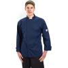 Mercer Culinary M60010BKM Millennia Men’s Cook Jacket with Traditional Buttons, Medium, Black(Navy Blue)