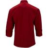 Mercer Culinary M60010BKM Millennia Men’s Cook Jacket with Traditional Buttons, Medium, Black(Red)