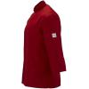 Mercer Culinary M60010BKM Millennia Men’s Cook Jacket with Traditional Buttons, Medium, Black(Red)