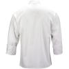 Mercer Culinary M60010BKM Millennia Men’s Cook Jacket with Traditional Buttons, Medium, Black(White)