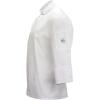 Mercer Culinary M60010BKM Millennia Men’s Cook Jacket with Traditional Buttons, Medium, Black(White)