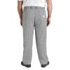 Mercer Culinary M60050BK7X Millennia Men’s Cook’s Pants, 7X-Large, Black(Black and White Hounds Tooth)