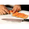 Mercer Culinary MX3 Premium San Mai VG-10 Steel Core Blade Gyuto Chef Knife, 210mm 8 3/10 Inch,Black(8″)