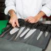 Mercer Culinary Millennia 8-Piece Knife Roll Set, Black Handles(Black)
