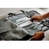 Mercer Culinary Millennia 8-Piece Knife Roll Set, Black Handles(Black)