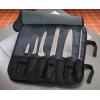 Mercer Culinary Millennia 8-Piece Knife Roll Set, Black Handles(Knife Roll Set  Black)