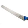 Mercer Culinary Millennia Colors Stainless Steel Bread Knife 10-Inch Wavy Edge Wide, Gray(Bread Knife (Wavy Edge Wide) Blue 10″)