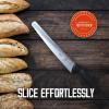 Mercer Culinary Millennia Colors Stainless Steel Bread Knife 10-Inch Wavy Edge Wide, Gray(Bread Knife (Wavy Edge Wide) Blue 10″)
