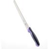 Mercer Culinary Millennia Colors Stainless Steel Bread Knife 10-Inch Wavy Edge Wide, Gray(Bread Knife (Wavy Edge Wide) Purple 10″)