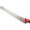 Mercer Culinary Millennia Colors Stainless Steel Bread Knife 10-Inch Wavy Edge Wide, Gray(Bread Knife (Wavy Edge Wide) Red 10″)