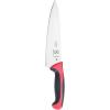 Mercer Culinary Millennia Colors Stainless Steel Bread Knife 10-Inch Wavy Edge Wide, Gray(Chef’s Knife Red 8″)