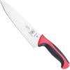 Mercer Culinary Millennia Colors Stainless Steel Bread Knife 10-Inch Wavy Edge Wide, Gray(Chef’s Knife Red 8″)