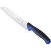 Mercer Culinary Millennia Colors Stainless Steel Bread Knife 10-Inch Wavy Edge Wide, Gray(Santoku Knife (Granton Edge) Blue 7″)
