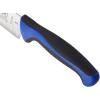 Mercer Culinary Millennia Colors Stainless Steel Bread Knife 10-Inch Wavy Edge Wide, Gray(Santoku Knife (Granton Edge) Blue 7″)