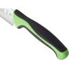 Mercer Culinary Millennia Colors Stainless Steel Bread Knife 10-Inch Wavy Edge Wide, Gray(Santoku Knife (Granton Edge) Green 7″)
