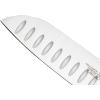 Mercer Culinary Millennia Colors Stainless Steel Bread Knife 10-Inch Wavy Edge Wide, Gray(Santoku Knife (Granton Edge) Purple 7″)