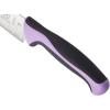 Mercer Culinary Millennia Colors Stainless Steel Bread Knife 10-Inch Wavy Edge Wide, Gray(Santoku Knife (Granton Edge) Purple 7″)