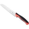 Mercer Culinary Millennia Colors Stainless Steel Bread Knife 10-Inch Wavy Edge Wide, Gray(Santoku Knife (Granton Edge) Red 7″)