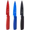 Mercer Culinary Non-Stick Paring Knife, 4 Inch, Blue(3-Pack)
