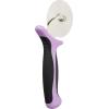 Mercer Culinary Pizza Rocker Knife, 20 Inch, Black Handles(2.75 Inch Pizza Cutter with Purple Handle)