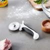 Mercer Culinary Pizza Rocker Knife, 20 Inch, Black Handles(2.75 Inch Pizza Cutter with White Handle)