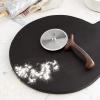 Mercer Culinary Pizza Rocker Knife, 20 Inch, Black Handles(4 Inch Pizza Cutter with Brown Handle)