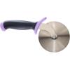 Mercer Culinary Pizza Rocker Knife, 20 Inch, Black Handles(4 Inch Pizza Cutter with Purple Handle)
