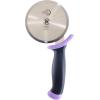 Mercer Culinary Pizza Rocker Knife, 20 Inch, Black Handles(4 Inch Pizza Cutter with Purple Handle)