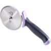 Mercer Culinary Pizza Rocker Knife, 20 Inch, Black Handles(4 Inch Pizza Cutter with Purple Handle)