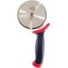 Mercer Culinary Pizza Rocker Knife, 20 Inch, Black Handles(4 Inch Pizza Cutter with Red Handle)