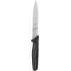 Mercer Culinary Pointed Tip Wavy Bar Knife, 4 Edge, Black
