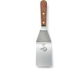 Mercer Culinary Praxis Rosewood Handle Square Edge Turner, 4 Inch x 2.5 Inch,Brown