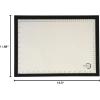 Mercer Culinary Silicone Bake Mat, Full Size, 16.5-Inch x 24.5-Inch, Purple border(Black)