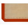 Mercer Culinary Silicone Bake Mat, Full Size, 16.5-Inch x 24.5-Inch, Purple border(Orange)
