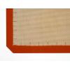 Mercer Culinary Silicone Bake Mat, Full Size, 16.5-Inch x 24.5-Inch, Purple border(Orange)
