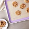 Mercer Culinary Silicone Bake Mat, Full Size, 16.5-Inch x 24.5-Inch, Purple border(Purple)