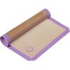 Mercer Culinary Silicone Bake Mat, Full Size, 16.5-Inch x 24.5-Inch, Purple border(Purple)