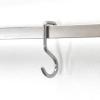 Mercer Culinary Single Hooks For Magnet Bar, Silver, 2 Pack(Set of 6)