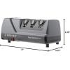 Mercer Culinary Triple Diamond 3 Stage Electric Knife Sharpener(Sharpener 3 Stage Electric)