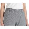 Mercer Culinary womens Cook chefs pants, Black/White, X-Small(Black/White)