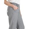 Mercer Culinary womens Cook chefs pants, Black/White, X-Small(Black/White)
