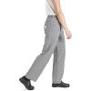 Mercer Culinary womens Cook chefs pants, Black/White, X-Small(Black/White)