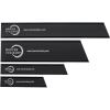 Mercer Culinary Knife Guard, 8 Inch x 2 Inch,Black(4 Pack)