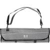 Mercer Culinary KnifePack Plus,Black(7-pocket Knife Roll Storage Bag  Houndstooth)